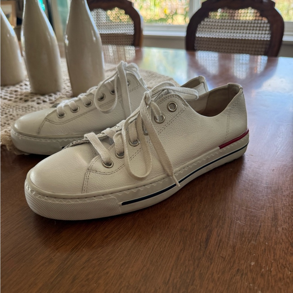 Paul Green Carly White Canvas Sneakers